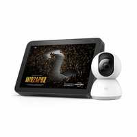 Echo Show 8 (Black) bundle with Mi 360° 1080p Full HD WiFi Smart Security Camera