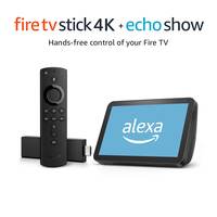 Echo Show 8 (Black) Combo with Fire TV stick 4K