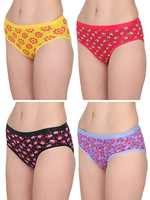 Lux Cozi Women 4 Hipster Panties @288+5% Coupon.
