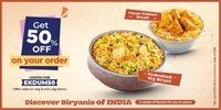 Get Rs. 200 OFF on orders above 699/ (Valid on Veg & Non- Veg Items)