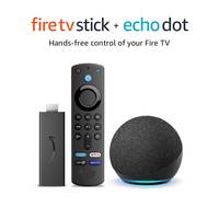 Echo Dot 4th Gen (Black) Combo with Fire TV Stick