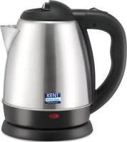 Kent Vogue 16056 1.2L 1500W Electric Kettle (Black/Silver)