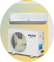 Voltas 1.5 Ton 5 Star Inverter Split AC (Copper Condenser, 185V ADS R32, White)