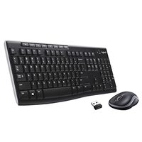Logitech MK270R Wireless Keyboard & Mouse Combo (Black)