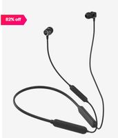 Motorola Verve Rap 100 Sport Neckband with Mic and Alexa (Black)