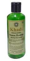 Khadi Natural Herbal Khadi Neem Reetha shampoo 210 ml