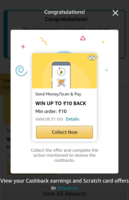 Send Money (minimum 10) & Collect Send Money Offers (4 times)