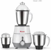 Rico MG1810 750 Watts 3 Jars Mixer Grinder (3 Stainless steel jars, White)