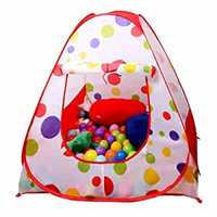 Hut Type Kids Toys Jumbo Size Play Tent House for Boys and Girls (Baby Toys) (Red) 