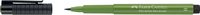 Faber castell pitt artist pen Soft Brush Permanent green olive - box of 10N