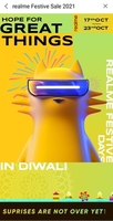 realme Festive Days - Diwali Sale [17th - 23rd Oct] + Up to Rs.2000 ICICI bank Card Offers