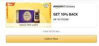 Get Upto Rs 650 Cashback (10% Cb + 150 Off ) On Amazon Grocery | Min Order 5000