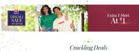 Extra T-Shirt @ Rs.1 & More Offers Till Midnight