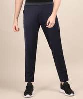 Seven By MS Dhoni Solid Men Blue Track Pants at ₹1 + 470 supercoins