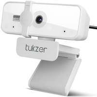 Tukzer Full HD 1080P Web Camera with 360 Rotation(White)