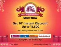 Amazon Get 10% Off upto 8500 on Citibank Credit Cards, Credit Card EMI and Debit Cards.