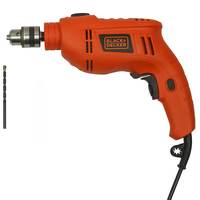 BLACK+DECKER TB555 550W Reversible Hammer Drill With DEWALT DW530600C-B1 6.0mm x 100.0mm Masonry Bit

