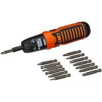 Lightning Deal - BLACK+DECKER A7073 6V Battery Powered Screwdriver with 14 pc bits (10% Upi off + 10% diamond deal+ diamond Game Cashback)