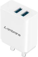 Ambrane RAAP S20 15 W 3.1 A Multiport Mobile Charger(White)