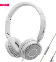 boAt BassHeads 900 T Wired Headset with Super Extra Bass and Lightweight Foldable Design (White)