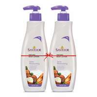 Santoor, Perfumed Body Lotion for Extra Moisturizing 250ml Combination Buy 1 Get 1 Free, Sandalwood, 500 ml