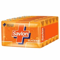 Savlon Glycerin Germ Protection Bathing Soap Bar, 125g (Pack of 5)

