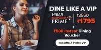 Get Free EazyDiner Prime Membership for 12 Months