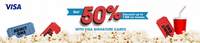Bookmyshow - Get 50% Up to 300 On Signature Visa Cards