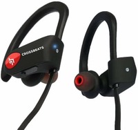 CrossBeats Wave Bluetooth Headset  (Black, In the Ear)