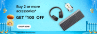 Buy 2 from select computer accessories, get Rs.100 extra discount. 