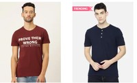 Top Brands Men's Clothing Upto 80% Off Nike Puma Adidas Reebok Asics Pepe jeans Wrangler Levi's & ManyMore