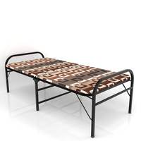 Folding Bed for Sleeping with Foam Mattress Single Bed Powder Coated @ 5499