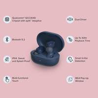 Lowest : Apply 500 Coupon - Redmi Earbuds 3 Pro, HD Wireless Audio with Qualcomm chipset, Dual Drivers, Up to 30hrs Battery Life & IPX4 Splash Proof (White)