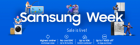 Samsung Week 25 Oct - 2nd Nov Up to Rs.4500 off on App purchase + Upto 6000 SBI Instant Cashback