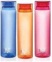 [MRP ERROR] Cello H2O Bottle , 1 Litre, Set of 3, Colour Assorted 1000 ml Bottle