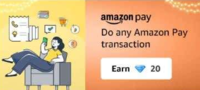 Earn 20 diamonds on any Amazon Pay Transaction 