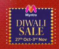 Myntra Diwali Sale 27th Oct - 3rd Nov : 50 - 80% off + Save upto 1000 on Hdfc Bank Credit Cards, EasyEMI and Flexipay