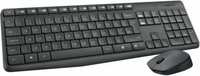 Logitech Mk235 Mouse & Wireless Laptop Keyboard  (Black & Gray)
