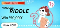 Amazon Funzone Festive Edition Riddle Answer And Chance To Win ₹50000