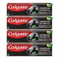 Colgate Charcoal Clean Black Gel whitening Toothpaste, 480 gm (120g x 4)