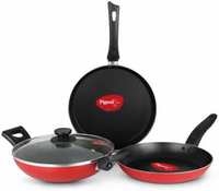 [Masterlink added] Lowest price Deals : Pigeon Essentials Cookware Set  (Aluminium, 4 - Piece)