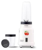 Candes Hector Nutri Blender Complete Kitchen Machine, 22000 RPM Mixer Grinder, Blender, Chopper, Juicer, Stainless Steel Blades, 2 Unbreakable Jars, 1 Years Warranty, 400-Watt, (White)