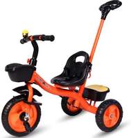 Little Olive Little Toes Baby Tricycle / Kids Trike / Ride On 1-4 Years Tricycle  (Orange)