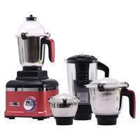 Wonderchef Sumo Mixer Grinder 1000W With 3 Stainless Steel & 1 Fruit Filter Jar 5 Years Warranty On Motor, Rust And Black