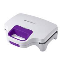 Wonderchef Deep Pocket Grill Sandwich Maker, 830W, White