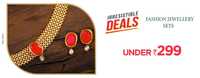 Ajio Flash Deal - Fashion Jewellery Sets Under Rs.299