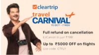 Upto 5000 rupees off on Flights on Cleartrip |  USE COUPON for 15 percent instant discount