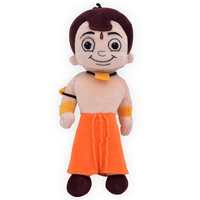 Chhota Bheem Plush Toy, Orange (22 cm)