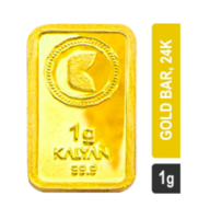 Candere By Kalyan Jewellers 24k (999) 1 gms Yellow Gold Bar @4589