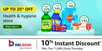 Amazon Pantry/Fresh - RBL Bank Credit card offer - Flat 10% instant discount upto max 200 off (Every Thursday)